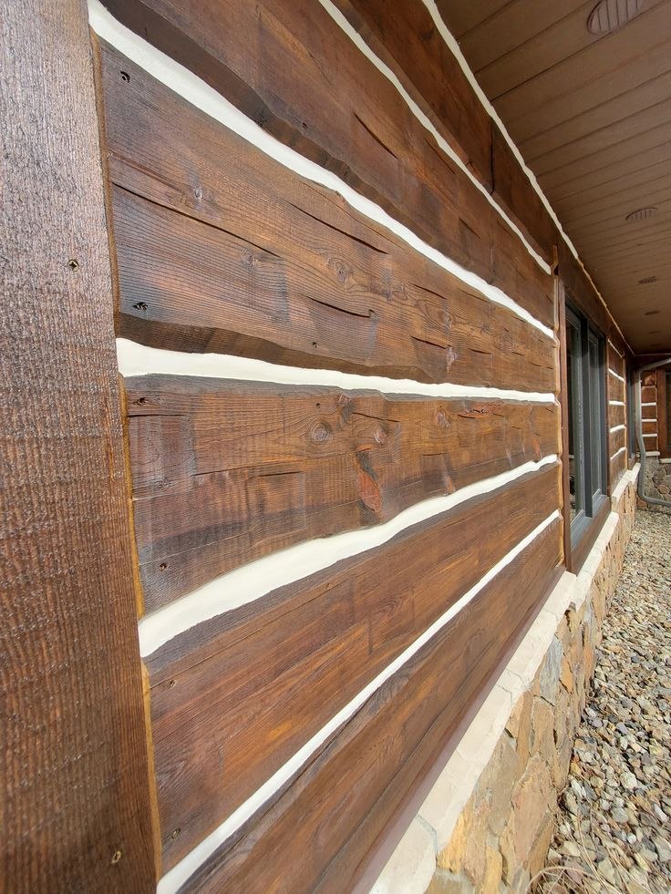 Timber facade cladding