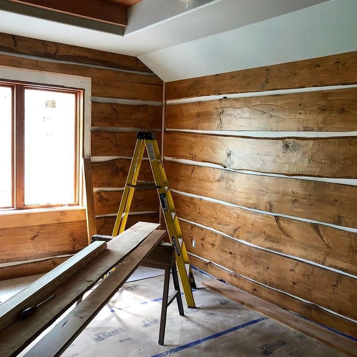 Interior timber cladding